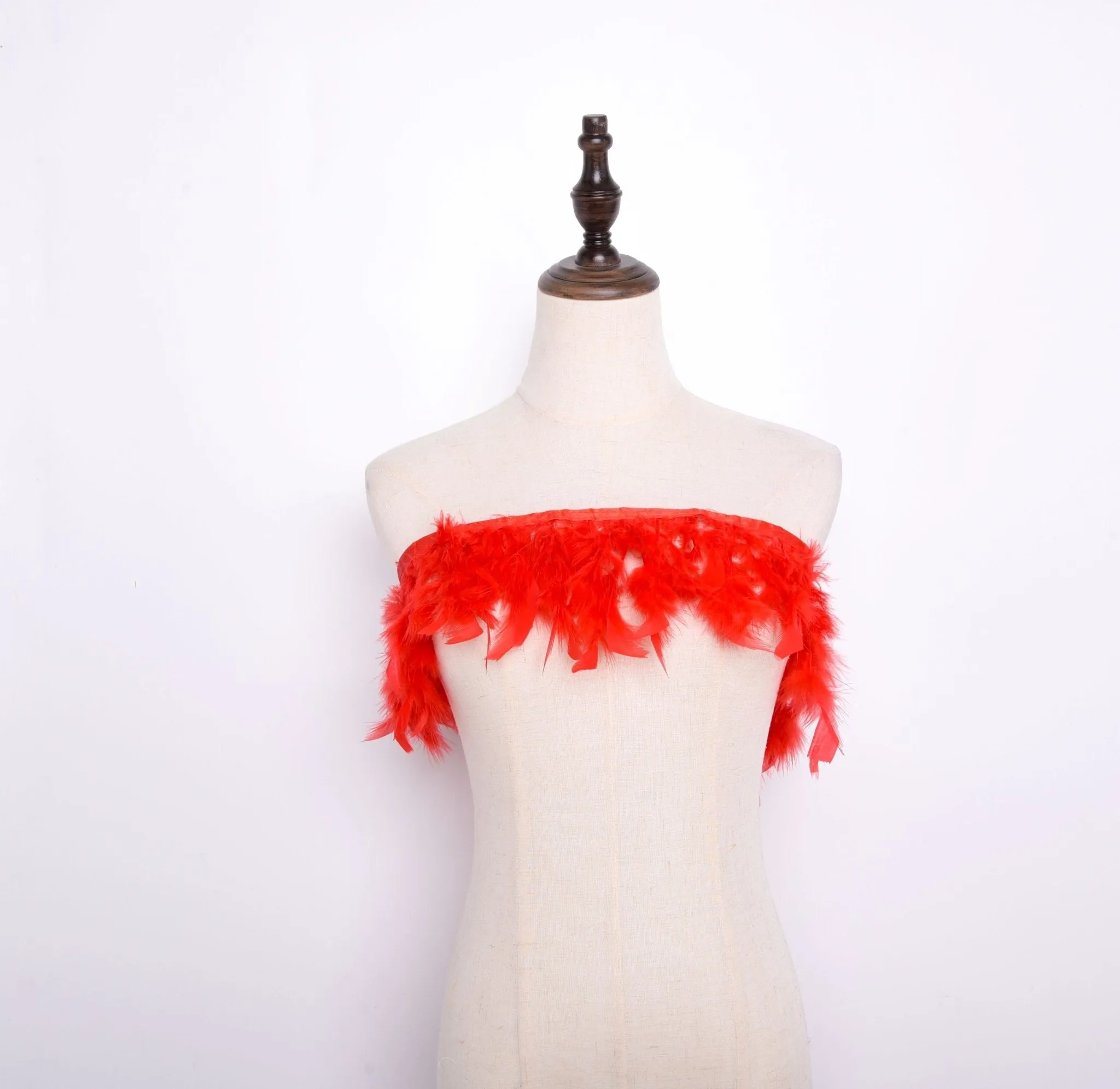 Rooster Feather Fringe Ribbon