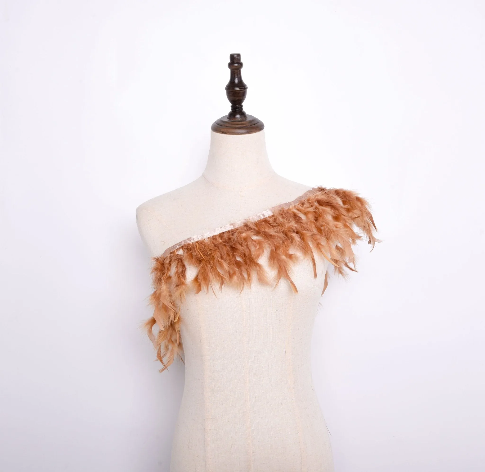 Rooster Feather Fringe Ribbon