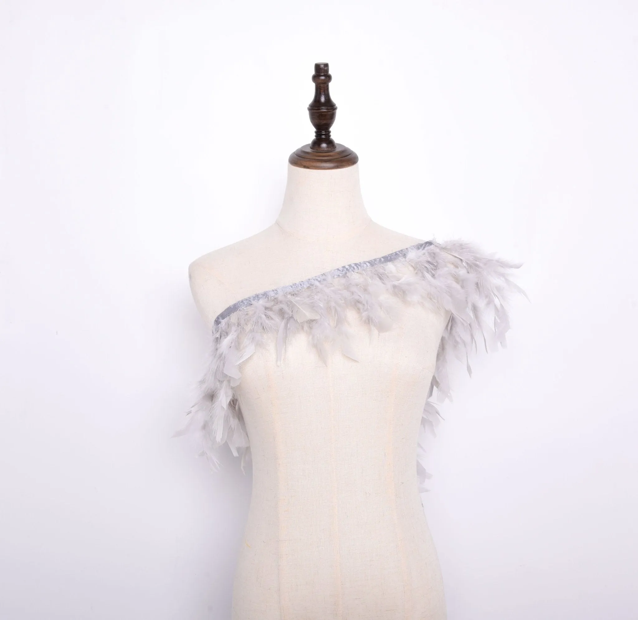 Rooster Feather Fringe Ribbon