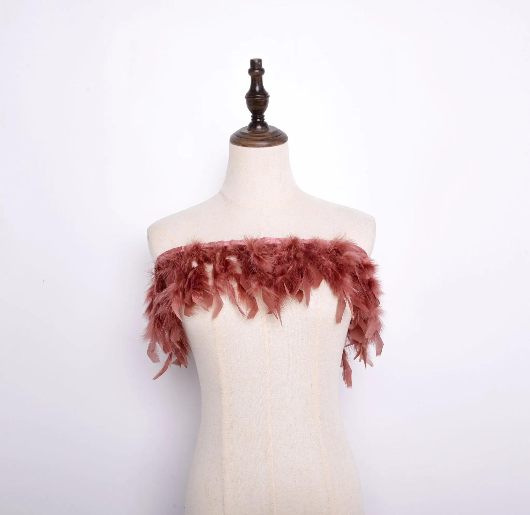 Rooster Feather Fringe Ribbon