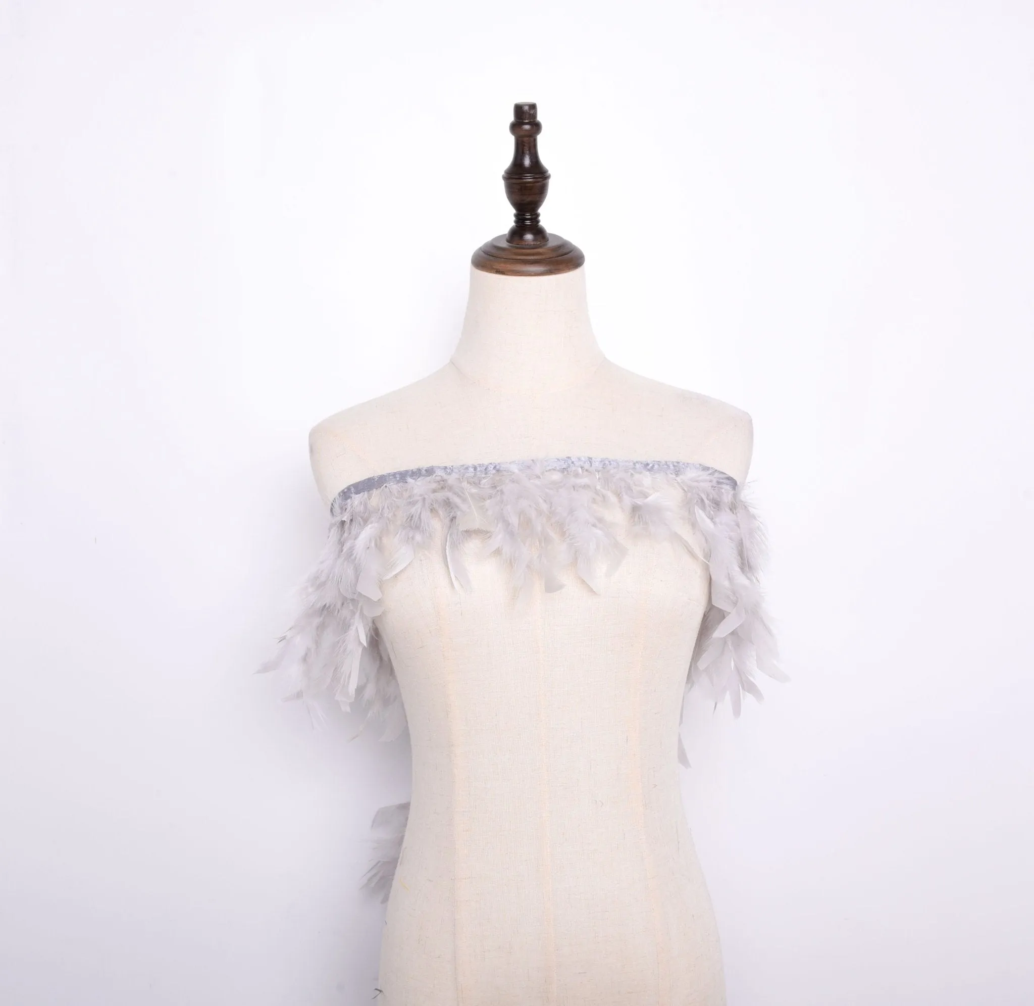 Rooster Feather Fringe Ribbon