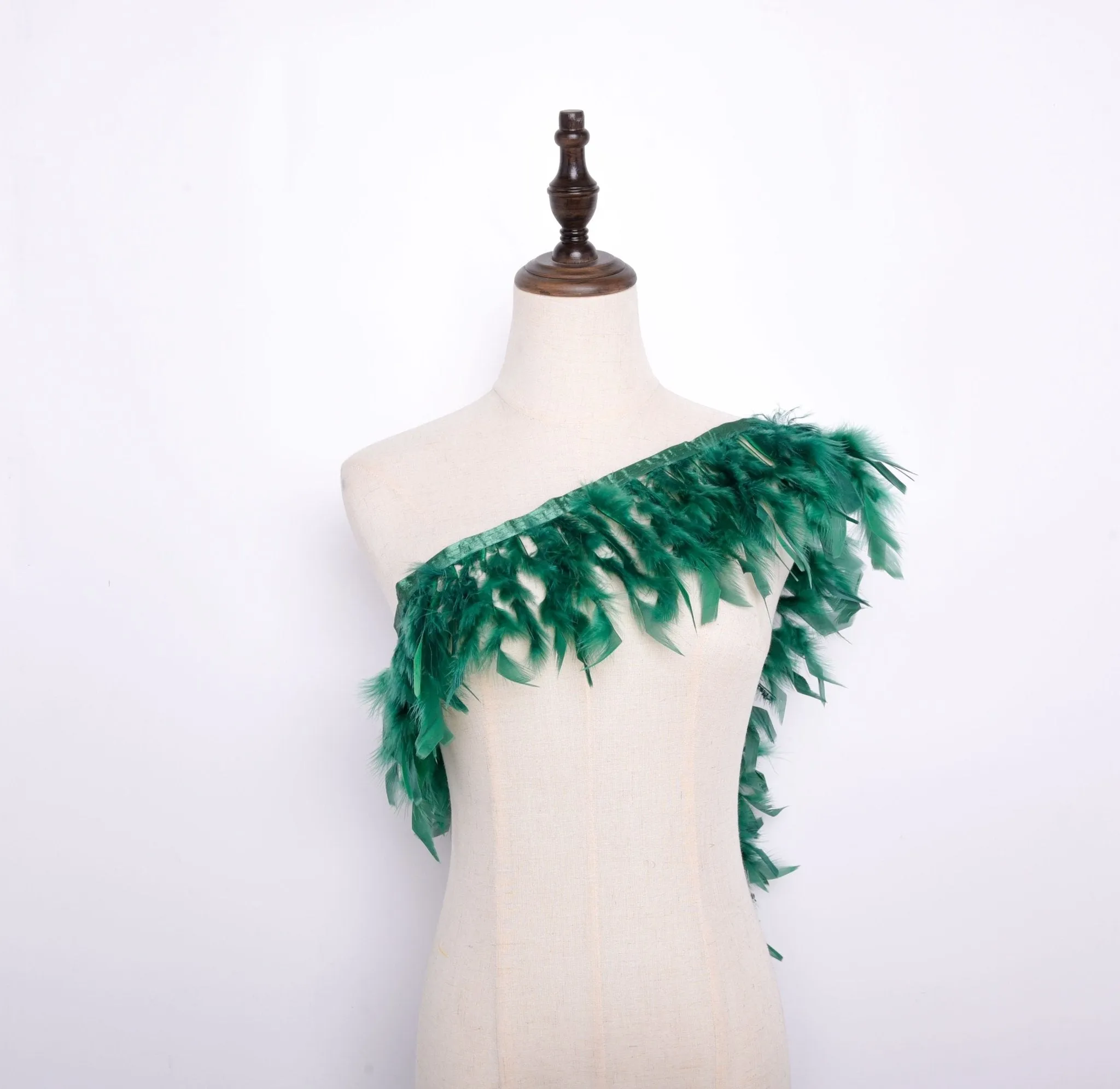 Rooster Feather Fringe Ribbon