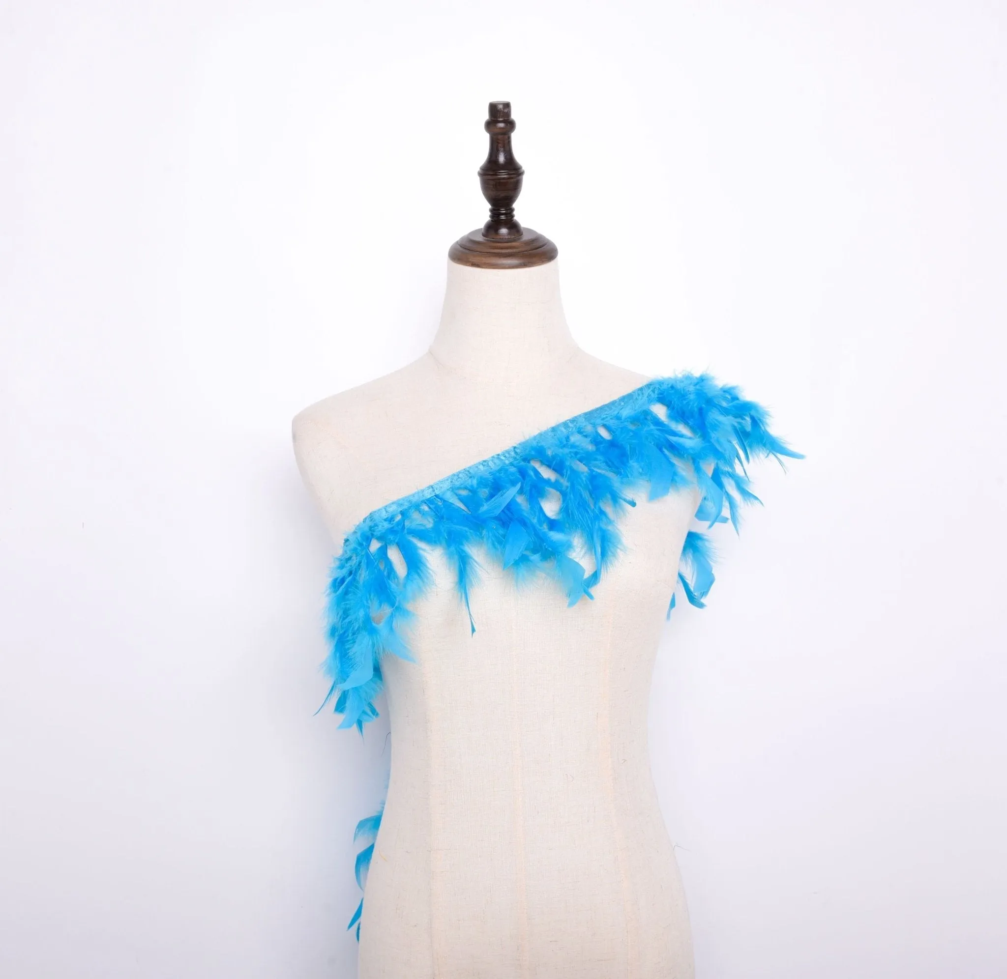 Rooster Feather Fringe Ribbon