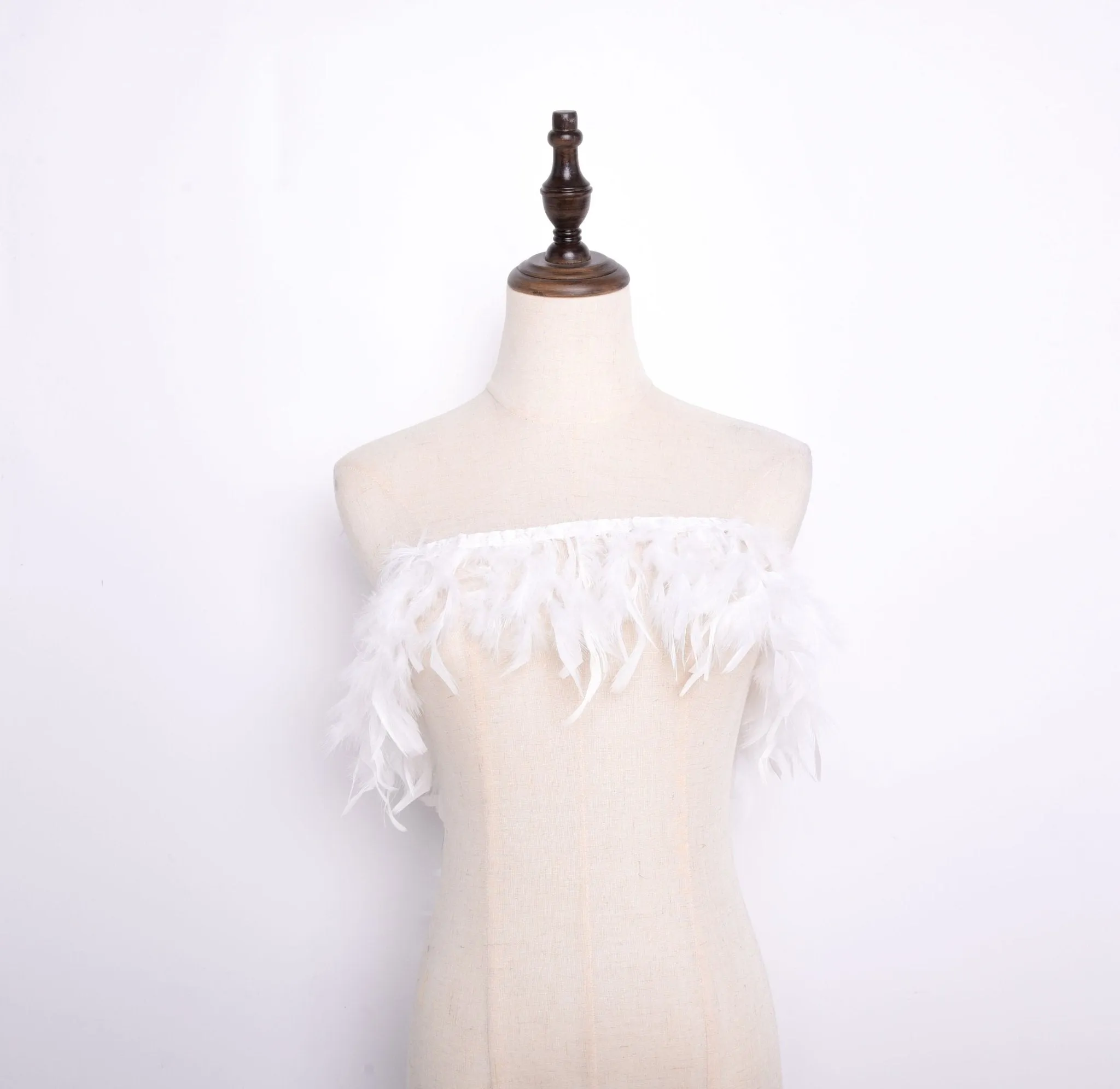 Rooster Feather Fringe Ribbon