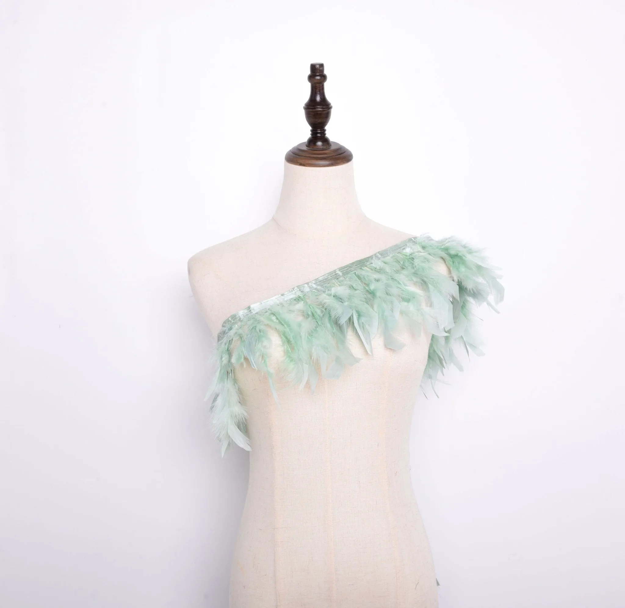 Rooster Feather Fringe Ribbon