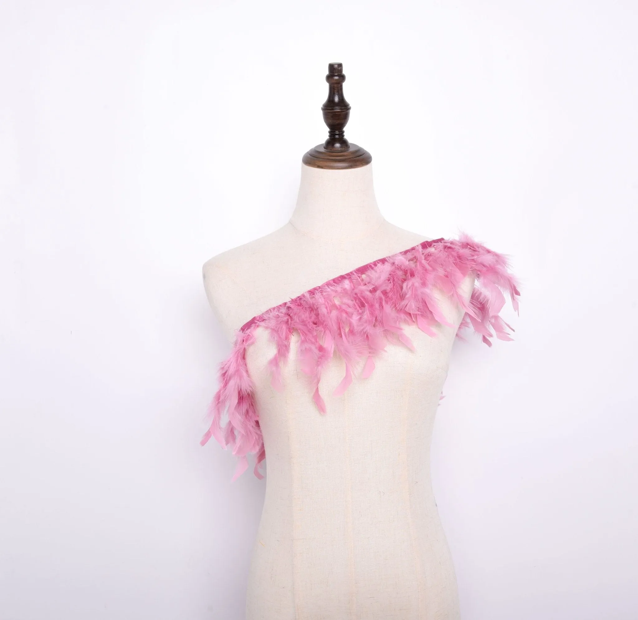 Rooster Feather Fringe Ribbon