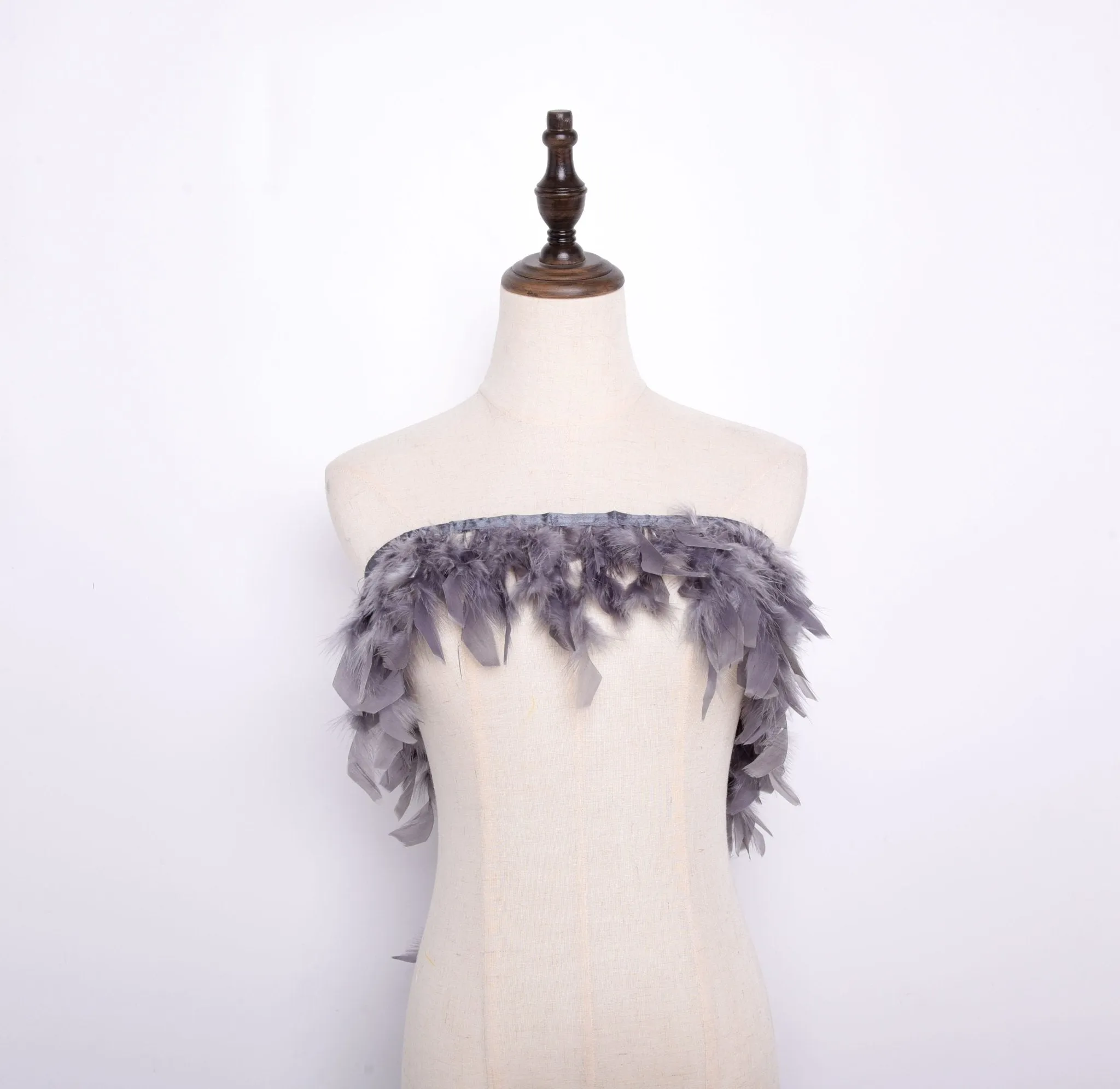 Rooster Feather Fringe Ribbon