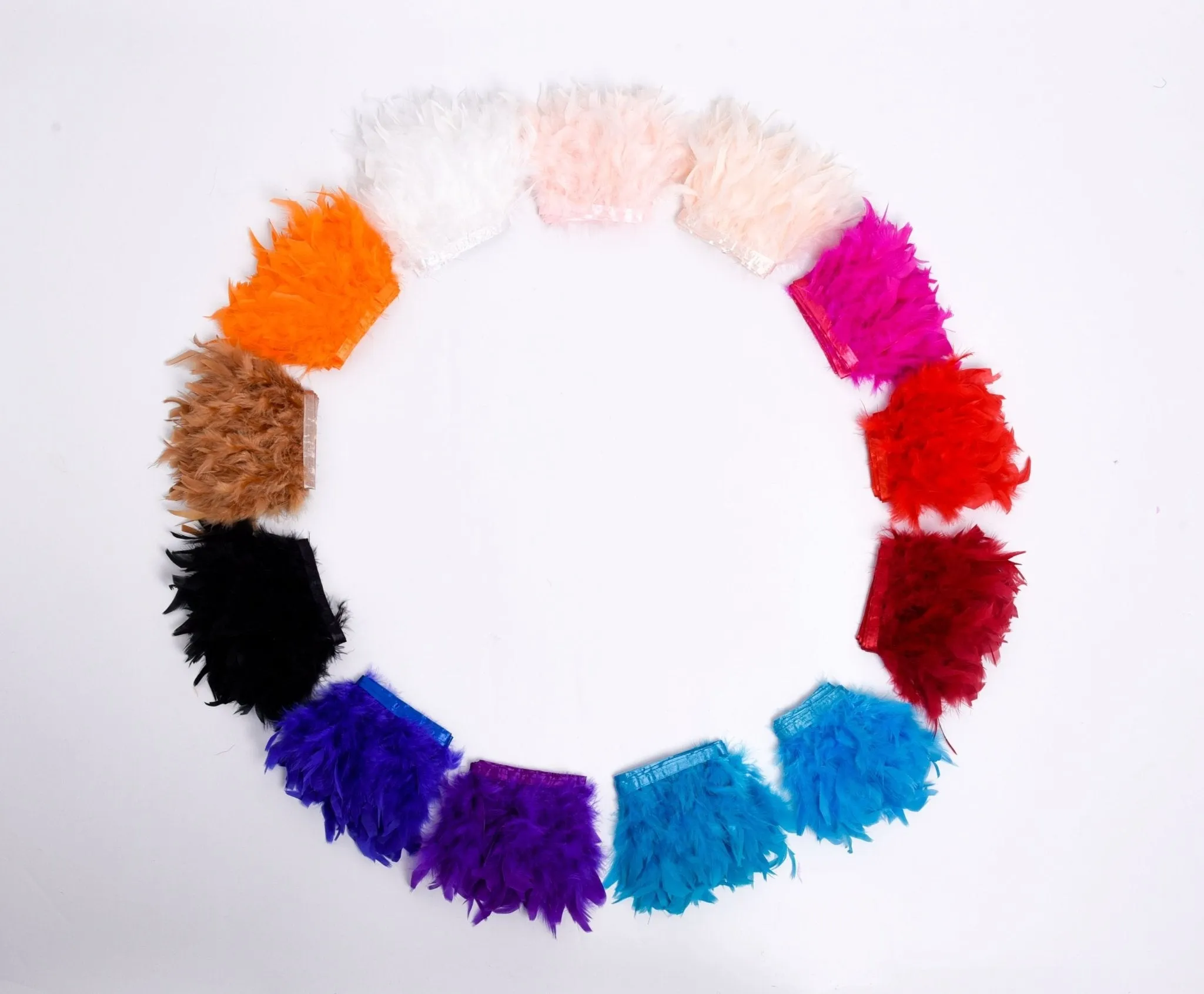 Rooster Feather Fringe Ribbon