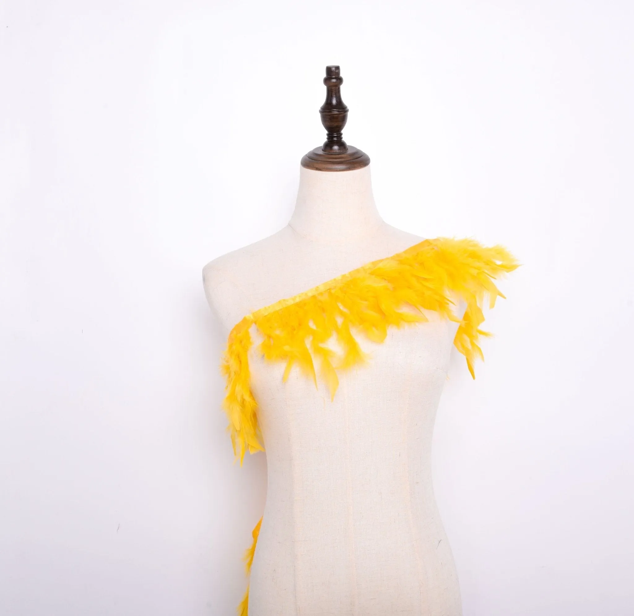 Rooster Feather Fringe Ribbon