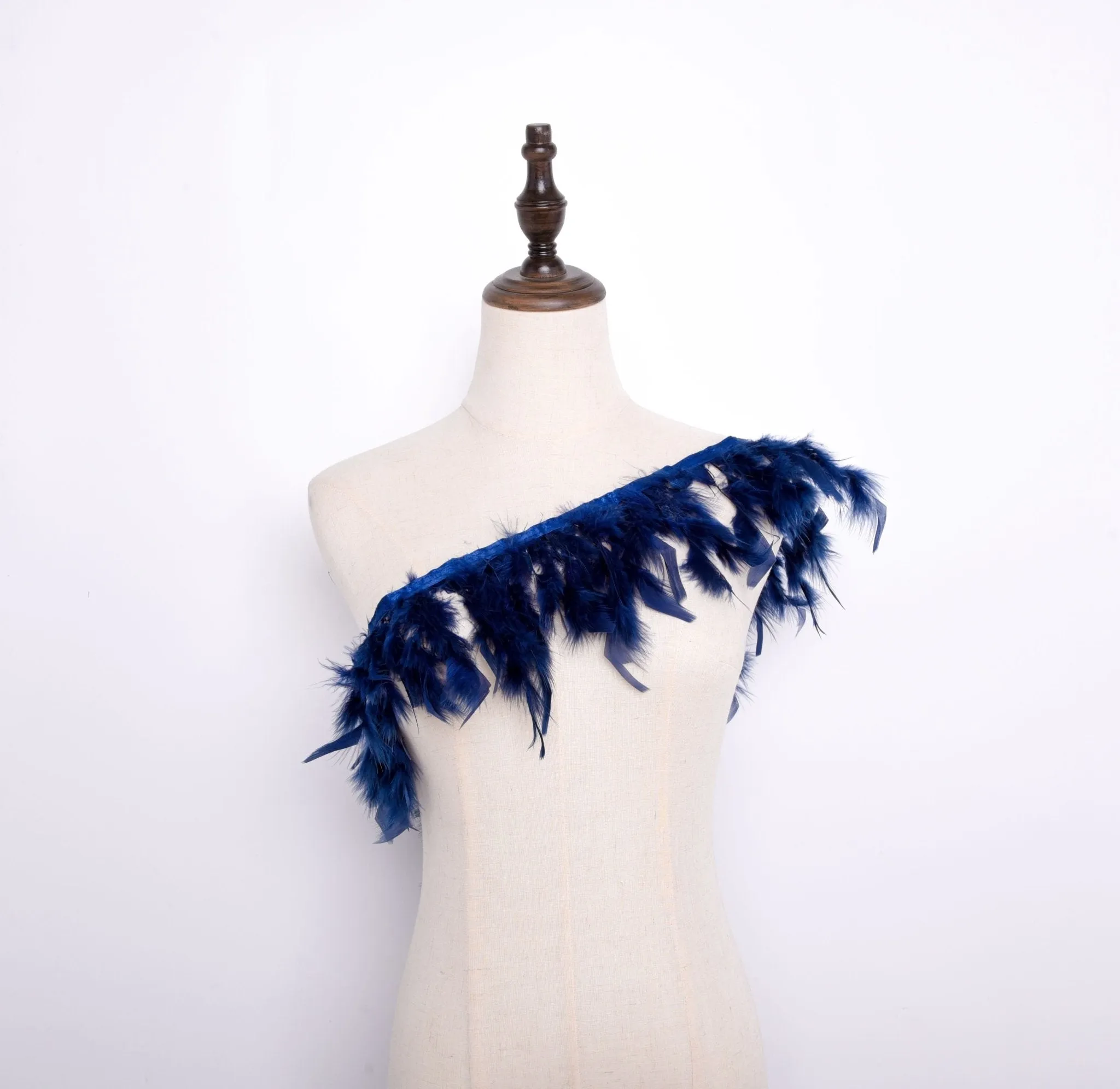Rooster Feather Fringe Ribbon