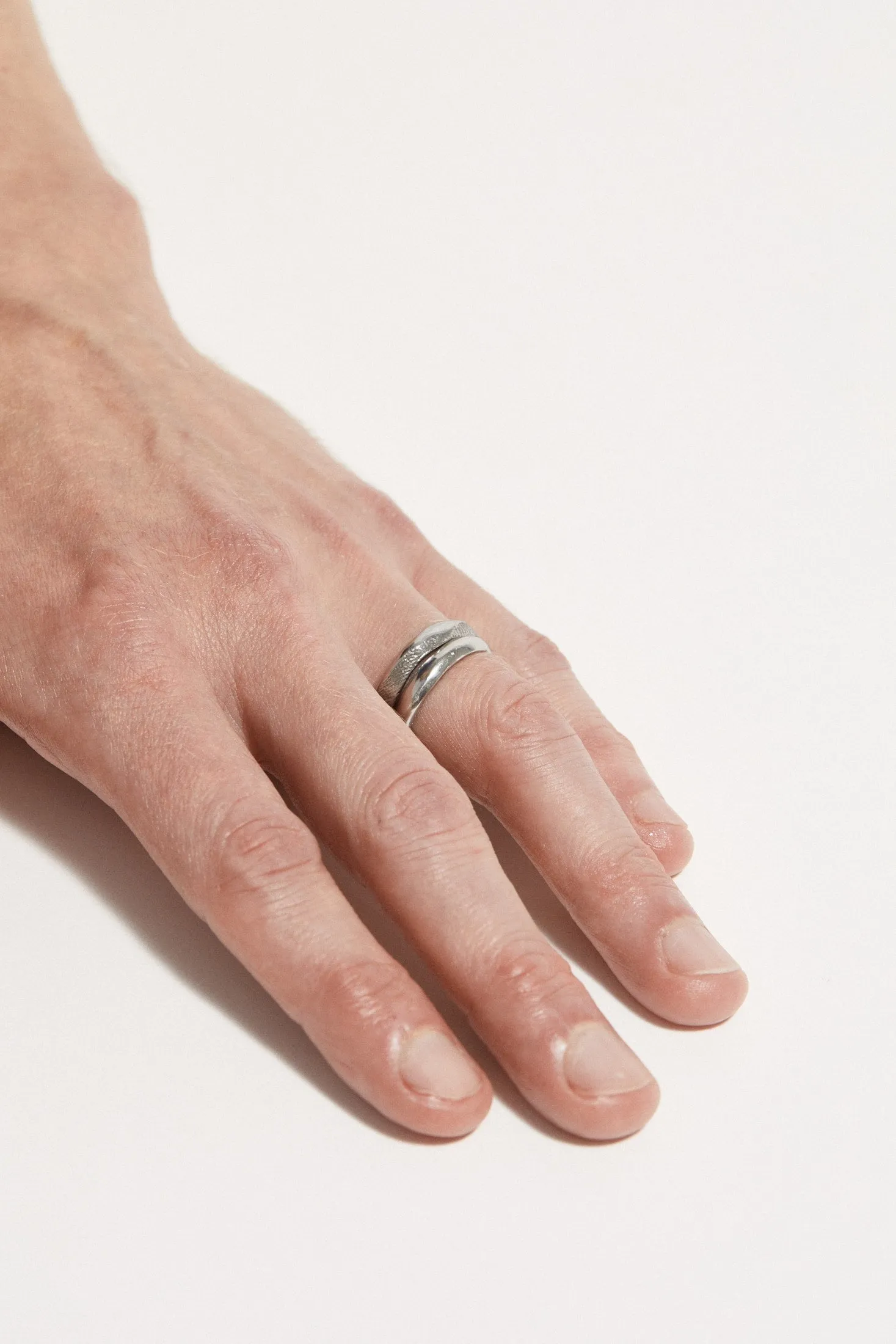 Sculptural Band - Finger Imprinted