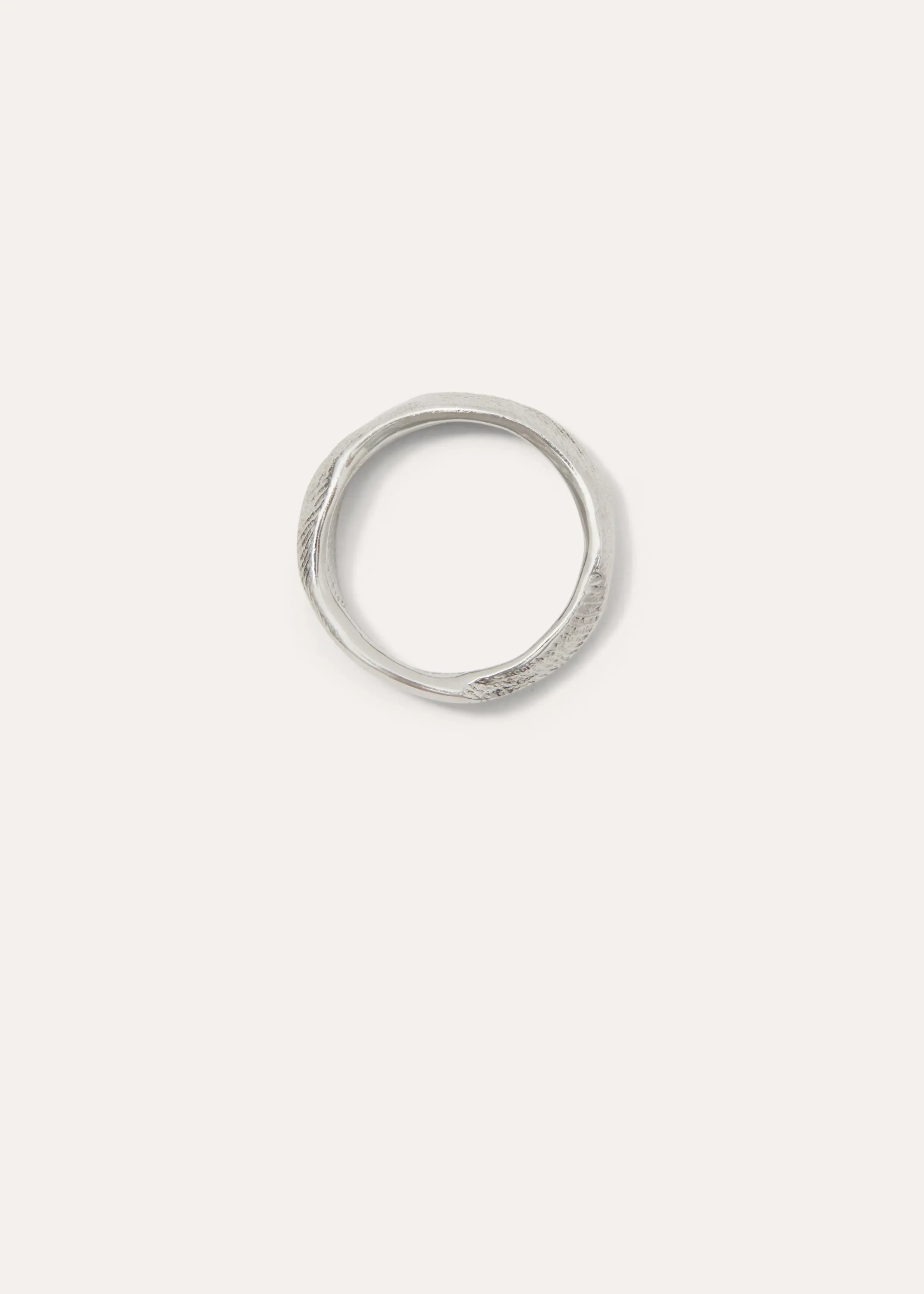 Sculptural Band - Finger Imprinted
