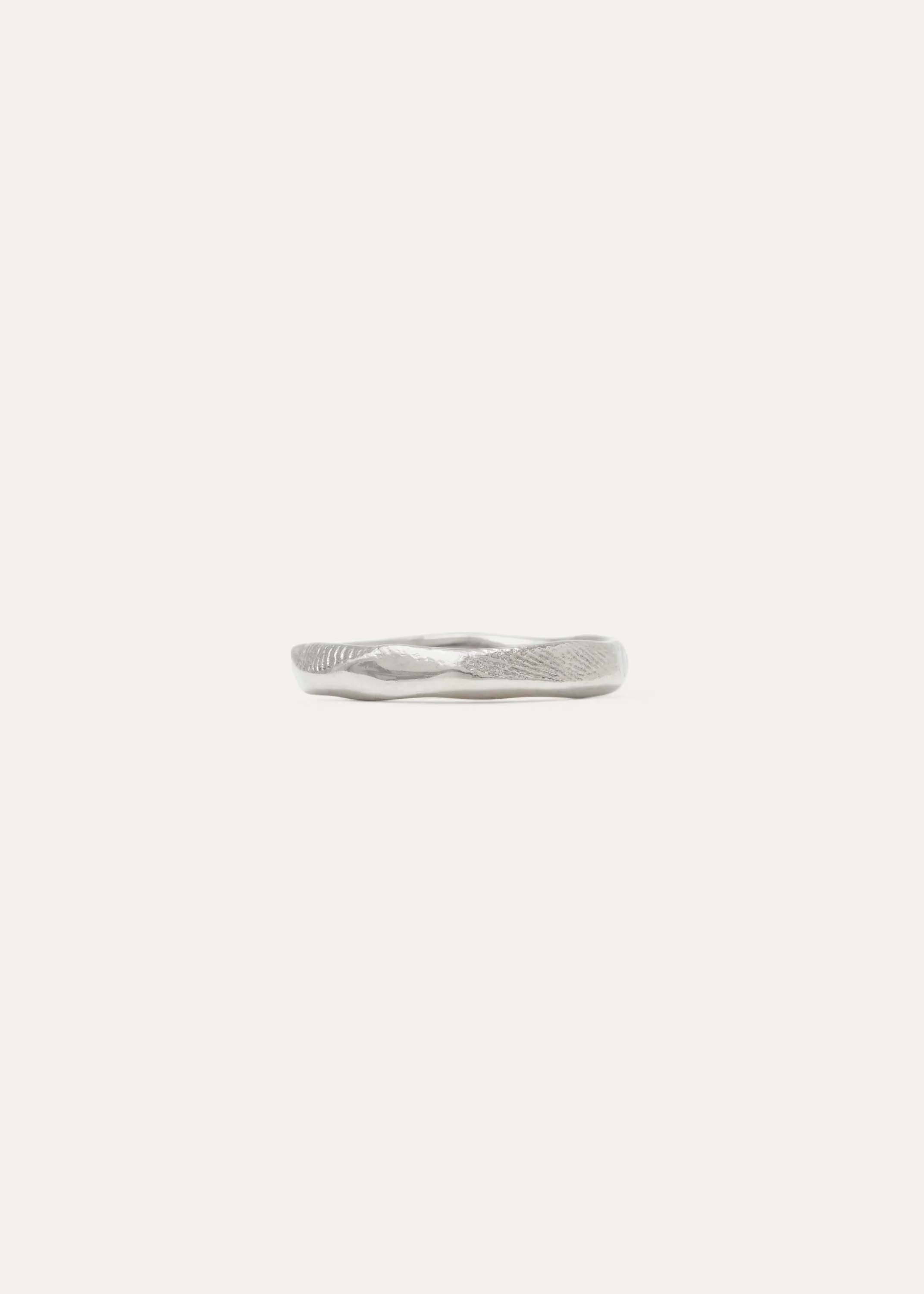 Sculptural Band - Finger Imprinted