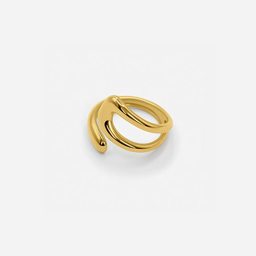 SCULPTURAL RING - GOLD