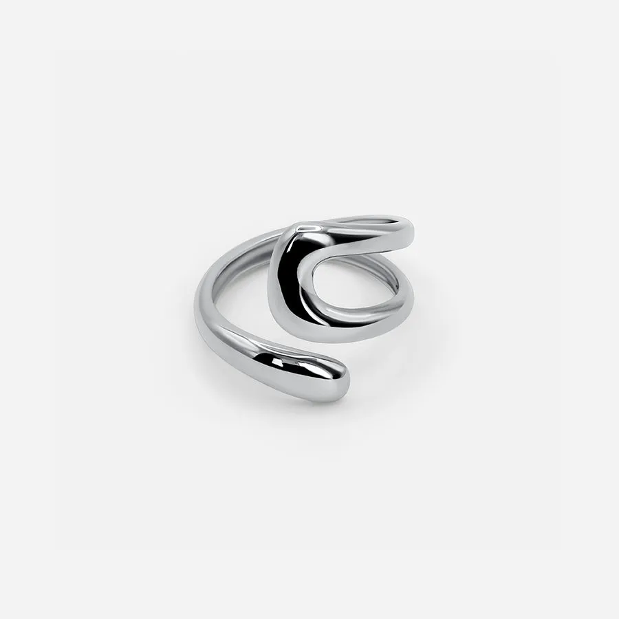 SCULPTURAL RING - SILVER