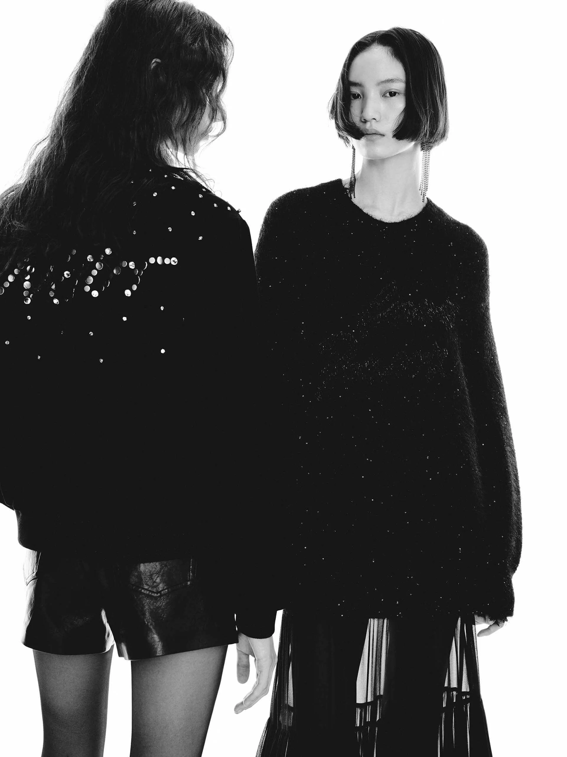Sequin Detail Knitted Sweater