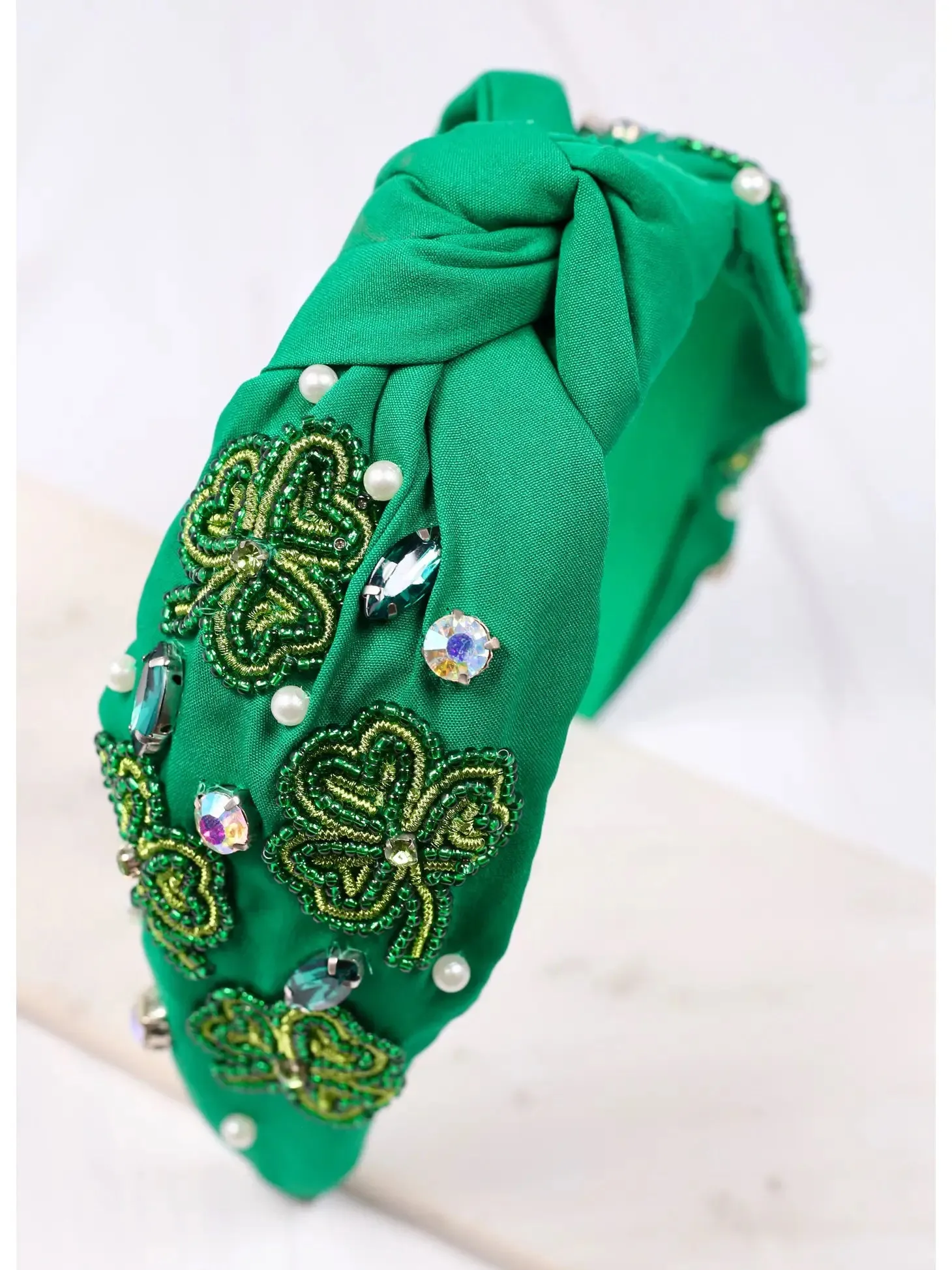 Shamrock Embellished Headband