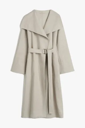 Signature Linen-Blend Coat