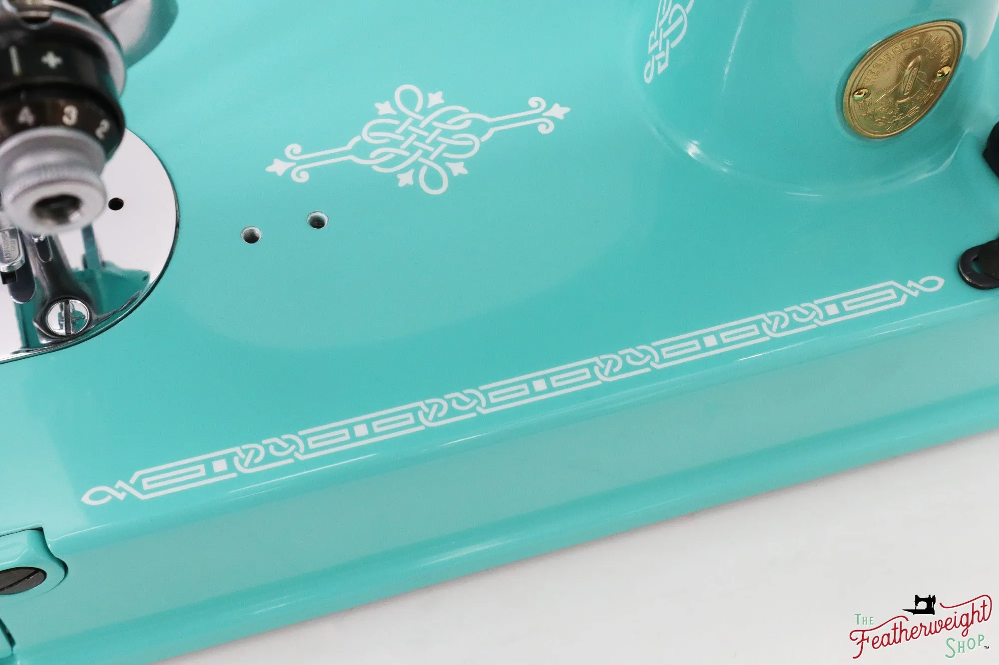 Singer Featherweight 221, AH334*** - Fully Restored in Tiffany Blue