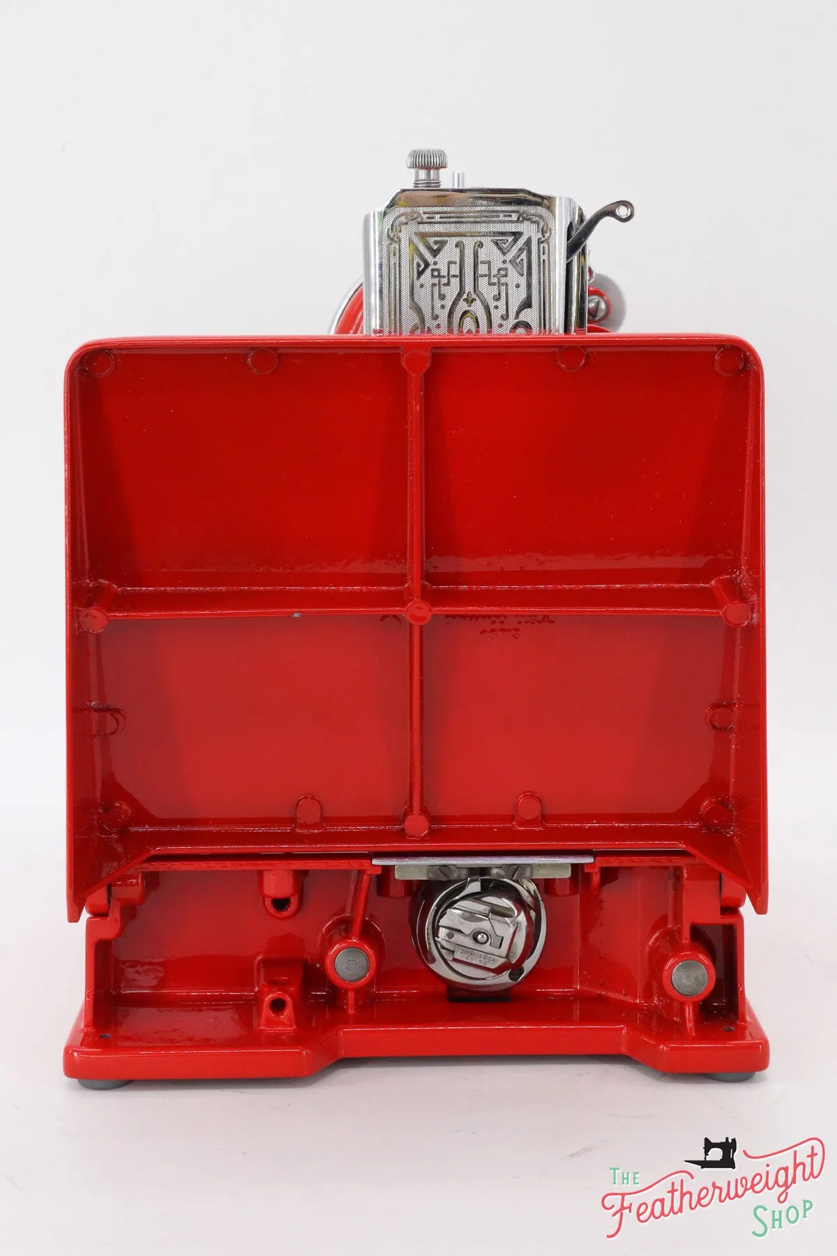 Singer Featherweight 221 Sewing Machine 1933 AD550*** - Fully Restored in Liberty Red