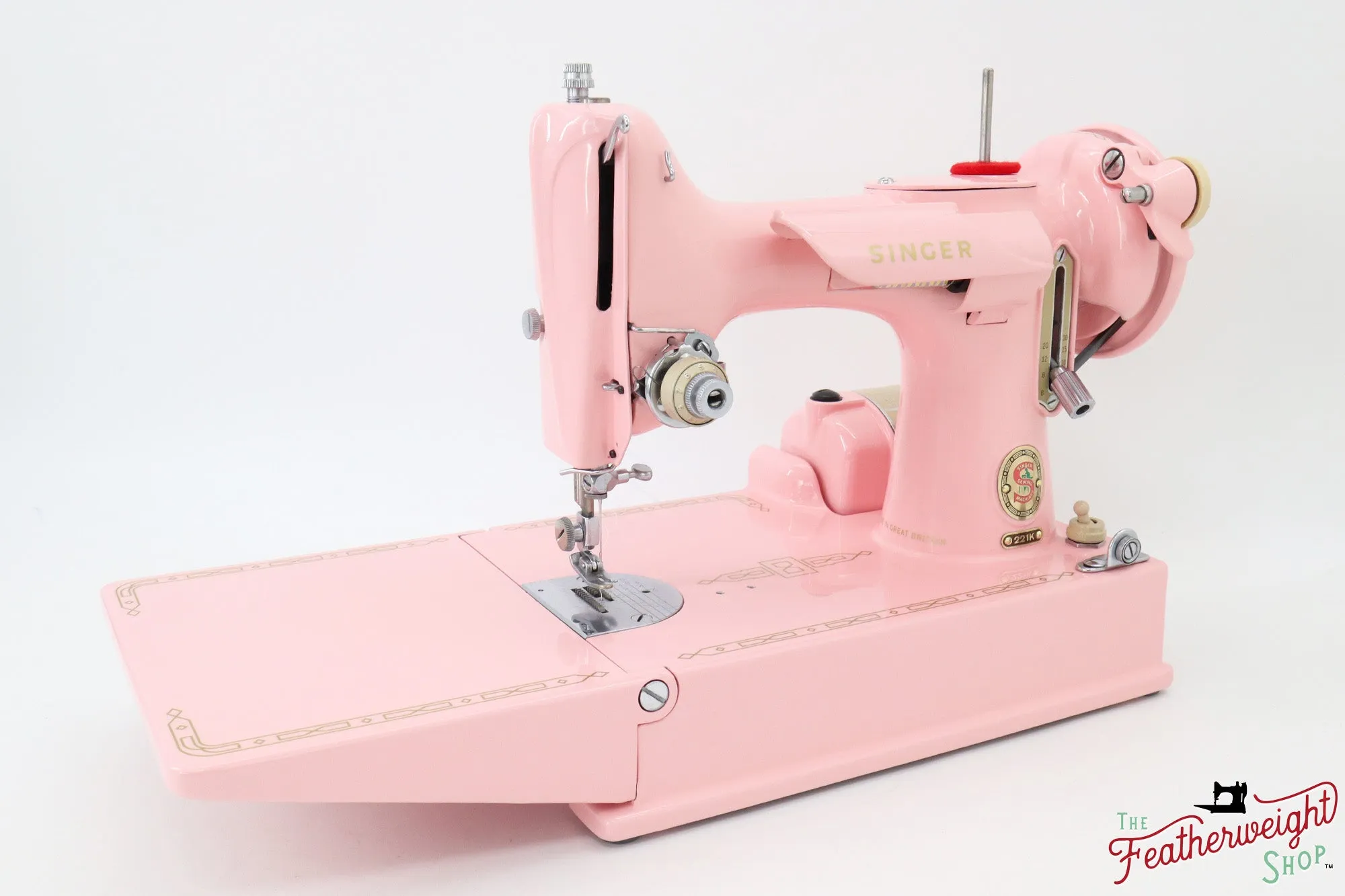 Singer Featherweight 221K5 Sewing Machine ES880*** - Fully Restored in Rosy Posy Pink