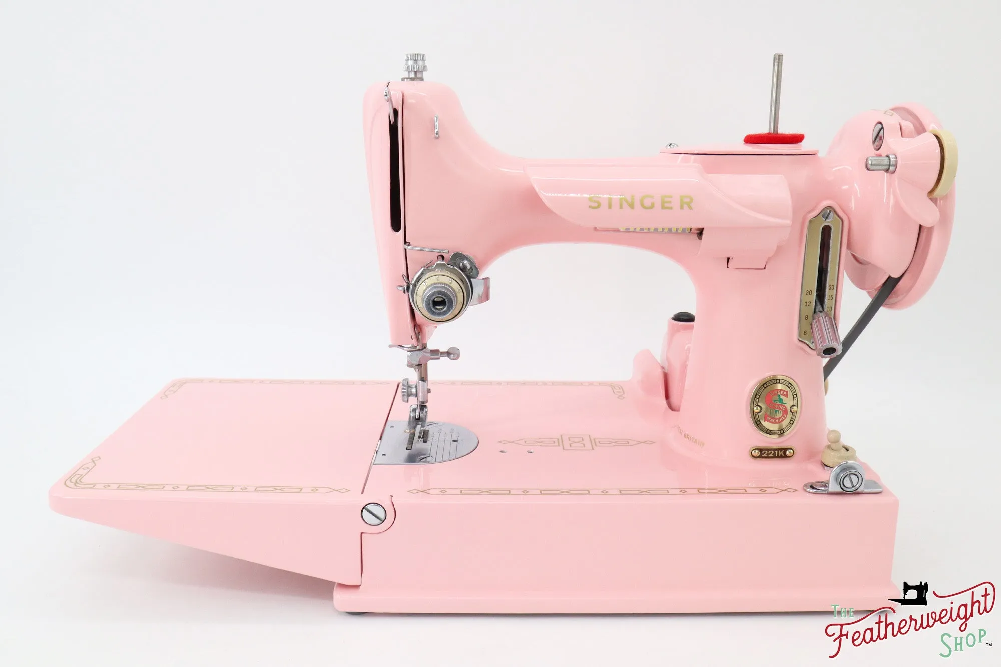 Singer Featherweight 221K5 Sewing Machine ES880*** - Fully Restored in Rosy Posy Pink