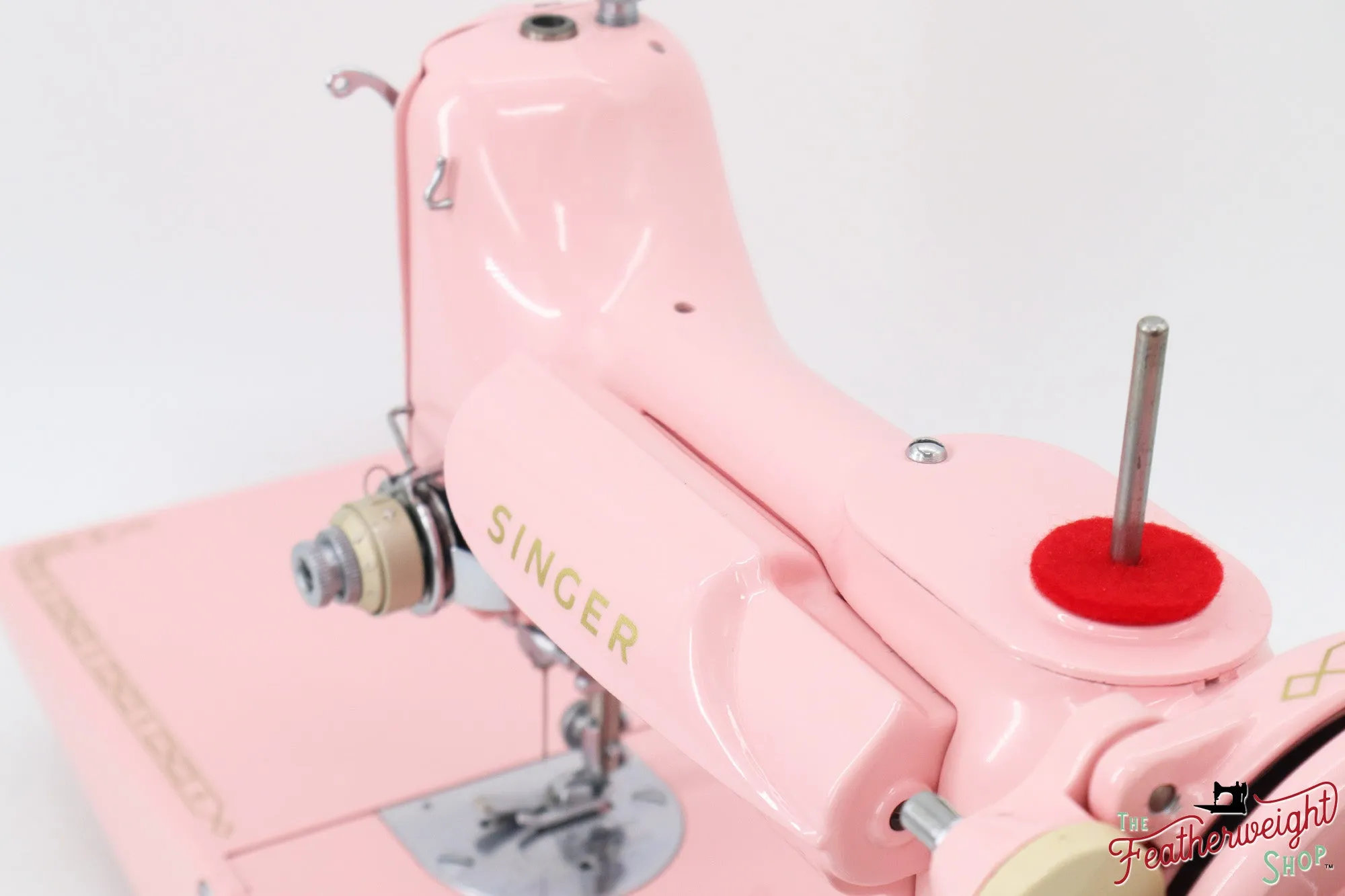 Singer Featherweight 221K5 Sewing Machine ES880*** - Fully Restored in Rosy Posy Pink