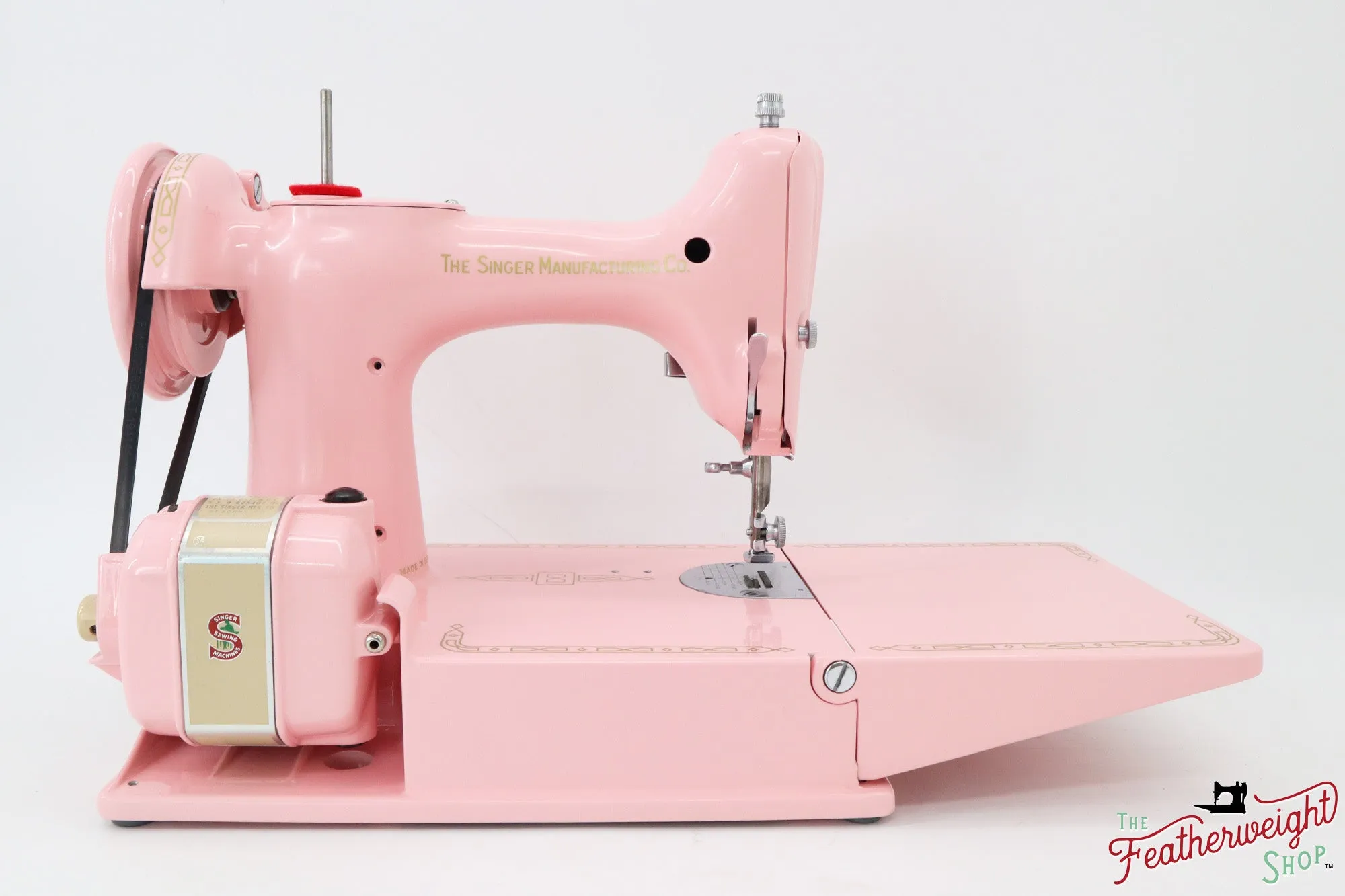 Singer Featherweight 221K5 Sewing Machine ES880*** - Fully Restored in Rosy Posy Pink