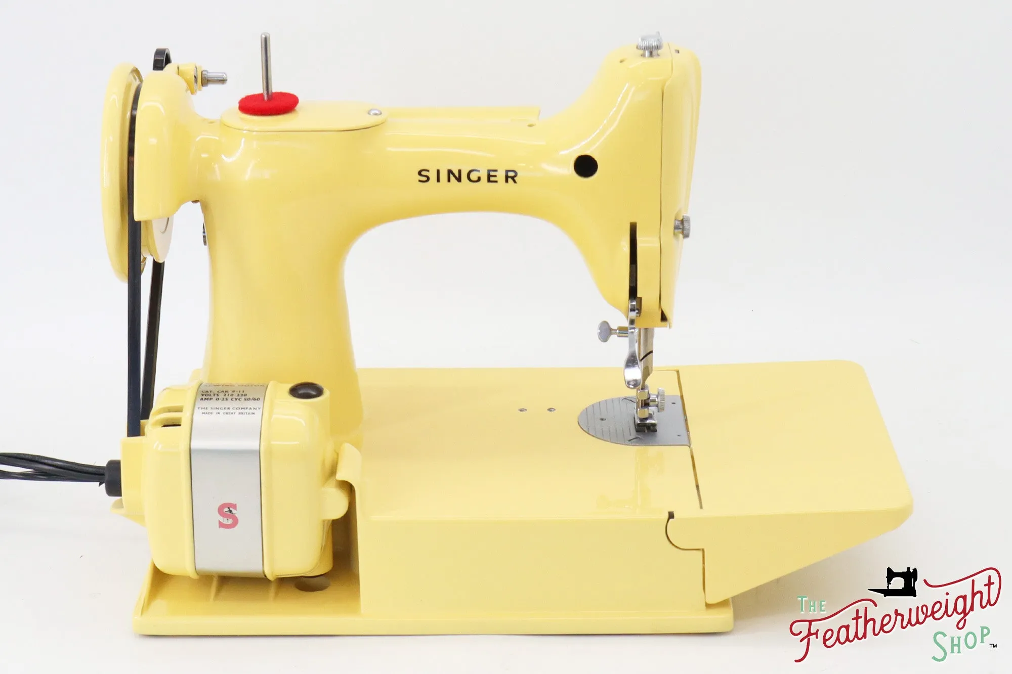 Singer Featherweight 221K7 Sewing Machine EV971*** - Fully Restored in Happy Yellow