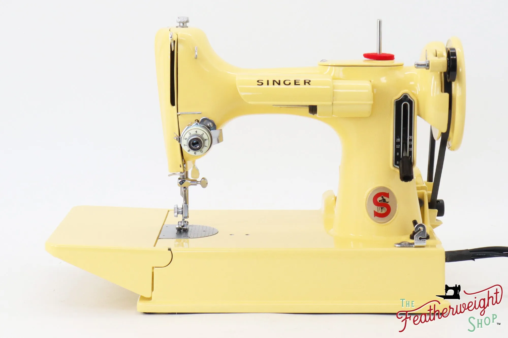 Singer Featherweight 221K7 Sewing Machine EV971*** - Fully Restored in Happy Yellow