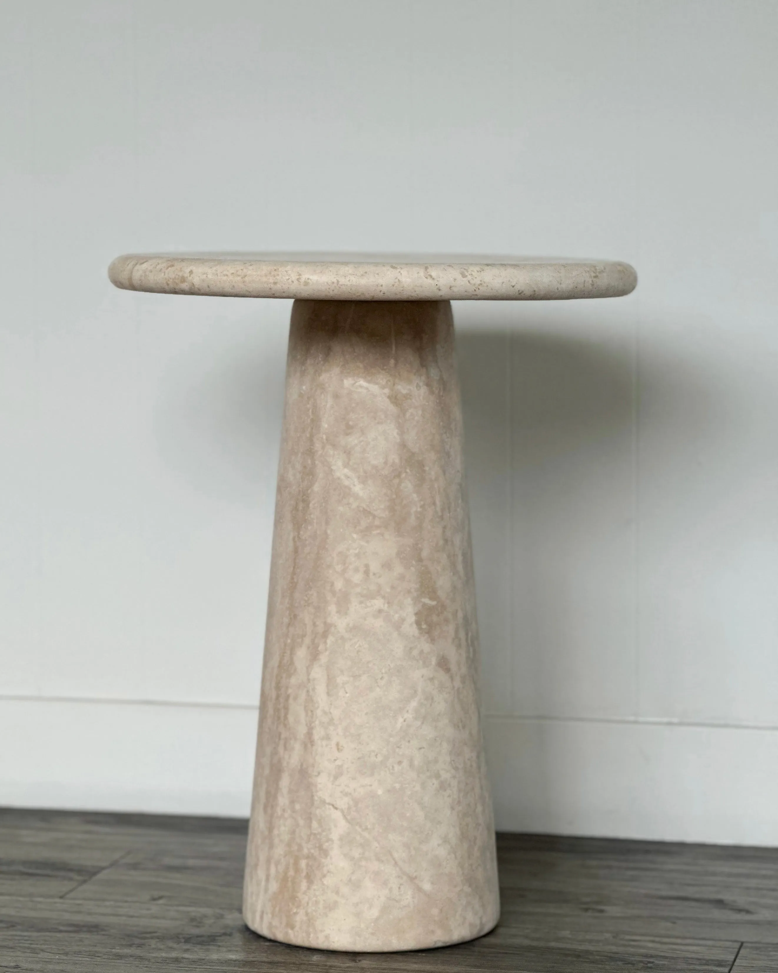 Tara Travertine Side Table Large
