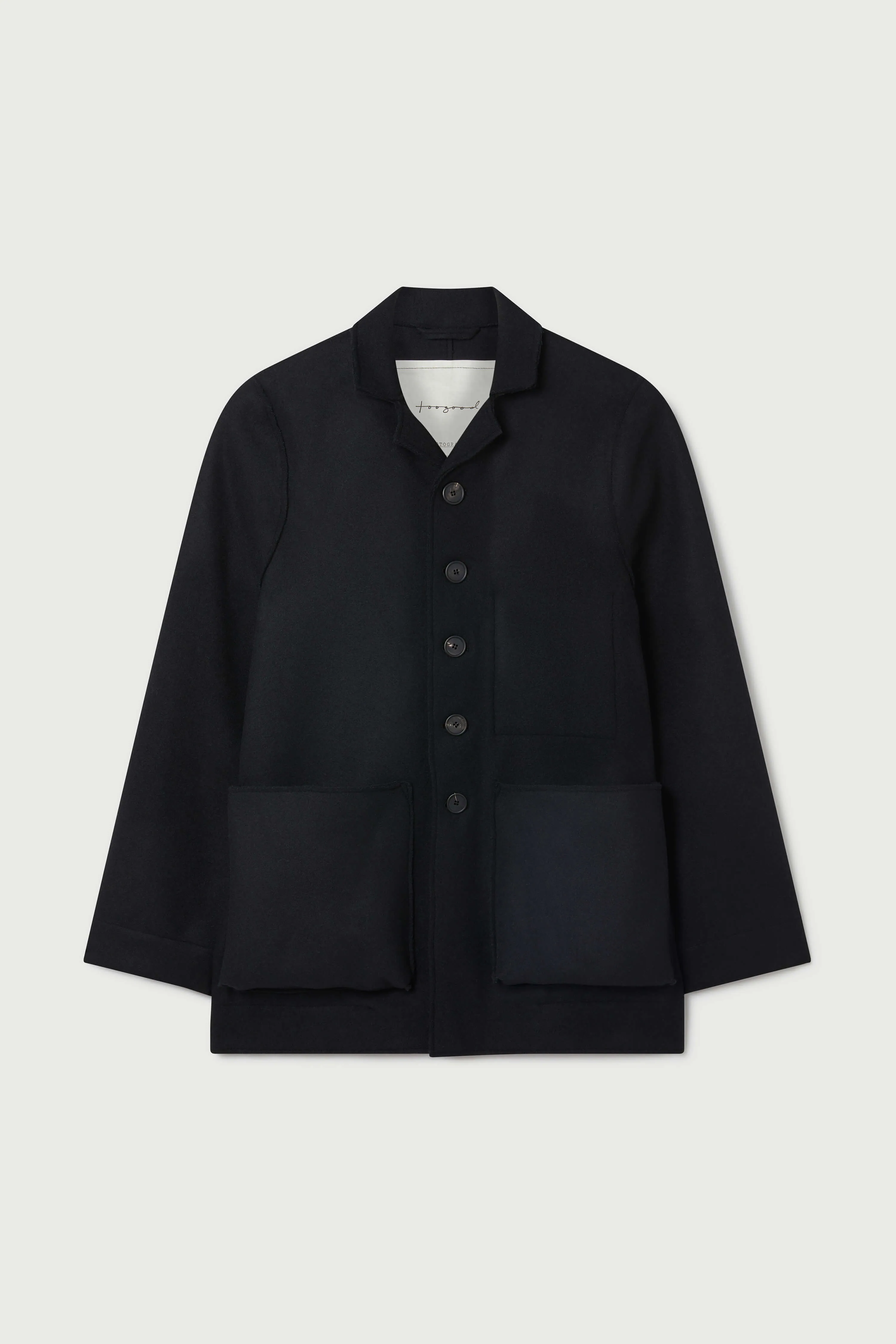 THE PHOTOGRAPHER JACKET / RAW CUT FELT FLINT