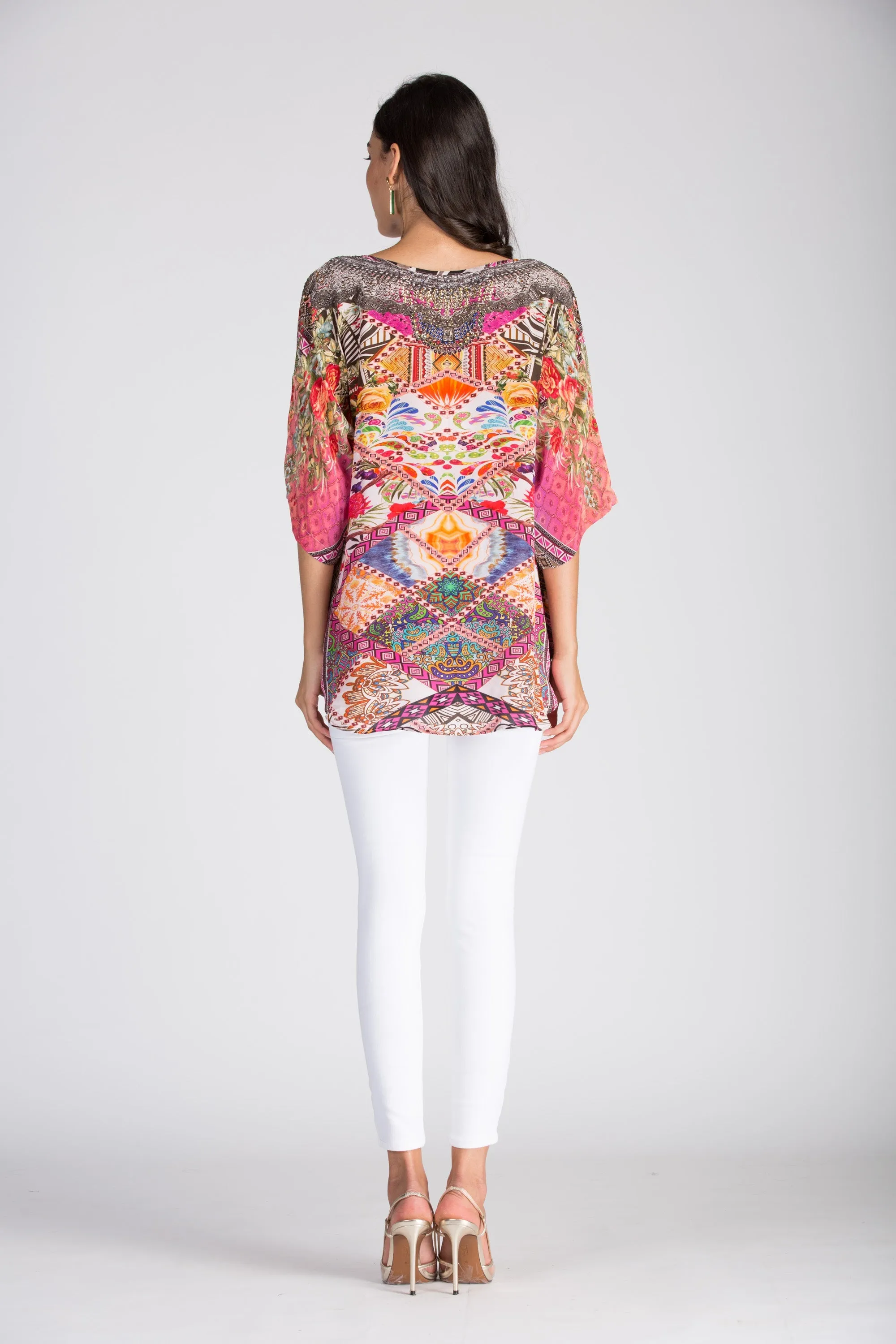 TUNISIA - KAFTAN TOP (Shorter Style)