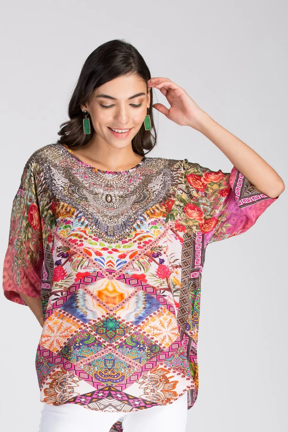 TUNISIA - KAFTAN TOP (Shorter Style)
