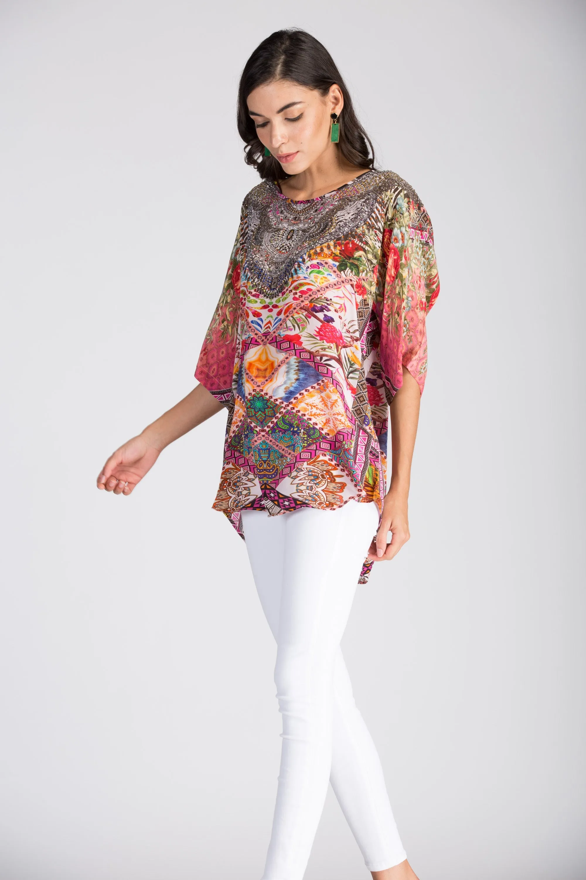 TUNISIA - KAFTAN TOP (Shorter Style)