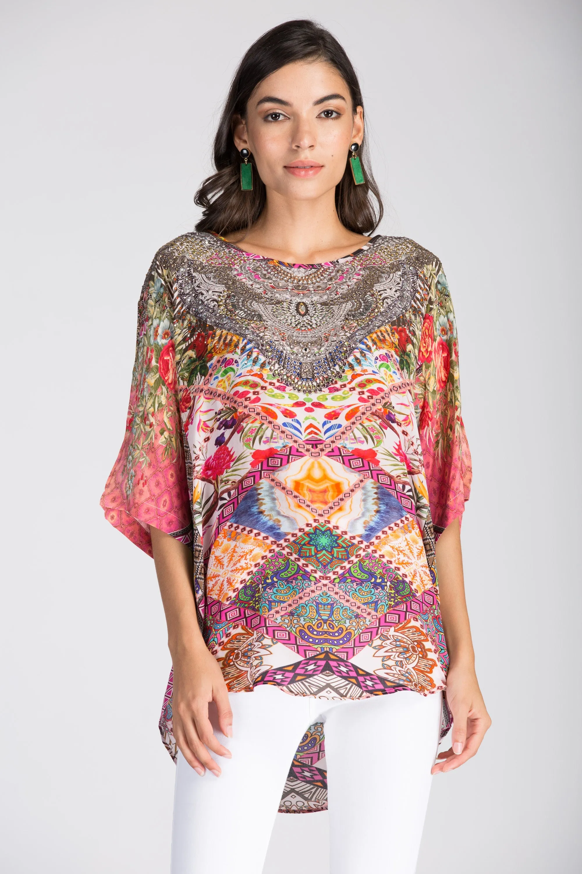 TUNISIA - KAFTAN TOP (Shorter Style)