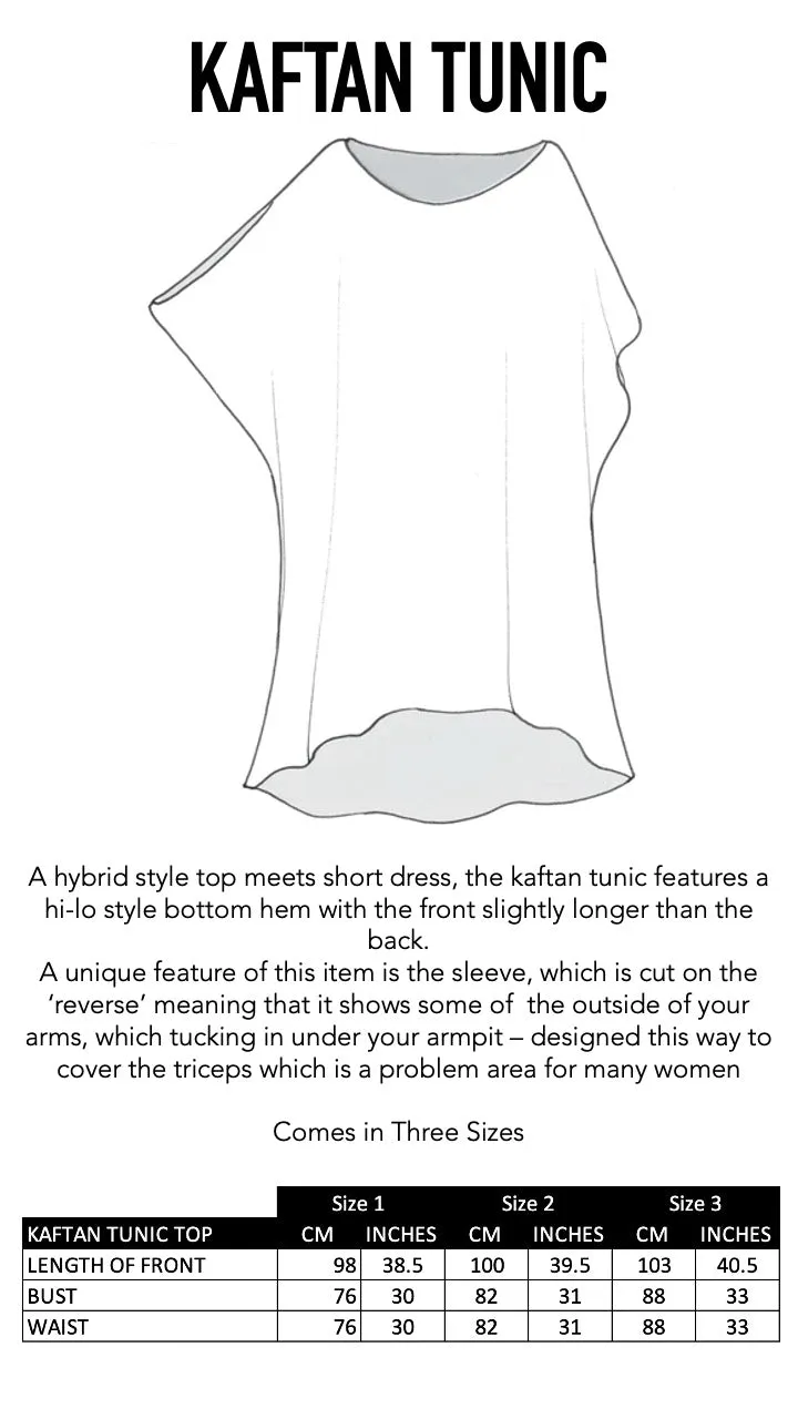 TUNISIA -  Kaftan Tunic Top (Longer Style)