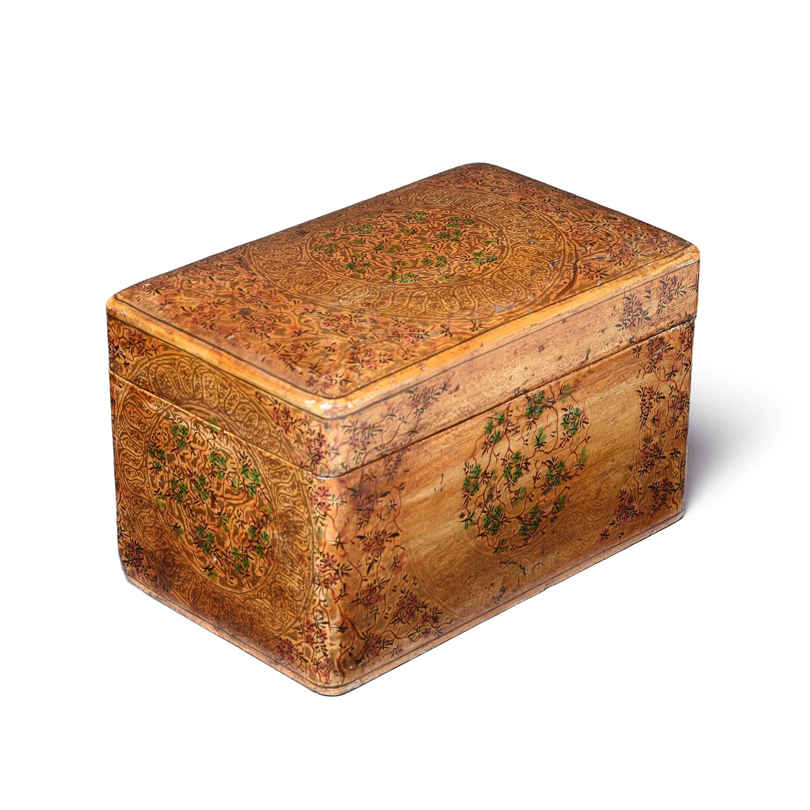 Vintage Painted Kashmiri Card Box - Ca 1935