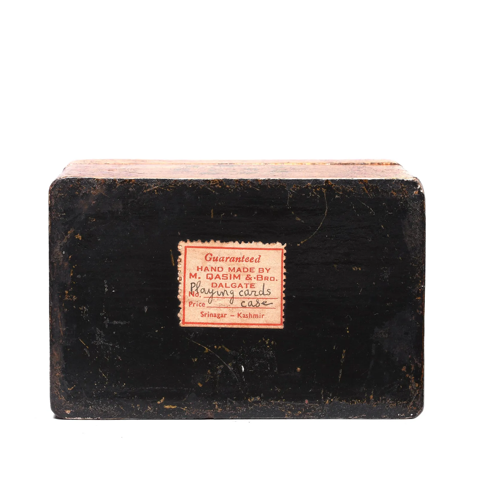 Vintage Painted Kashmiri Card Box - Ca 1935