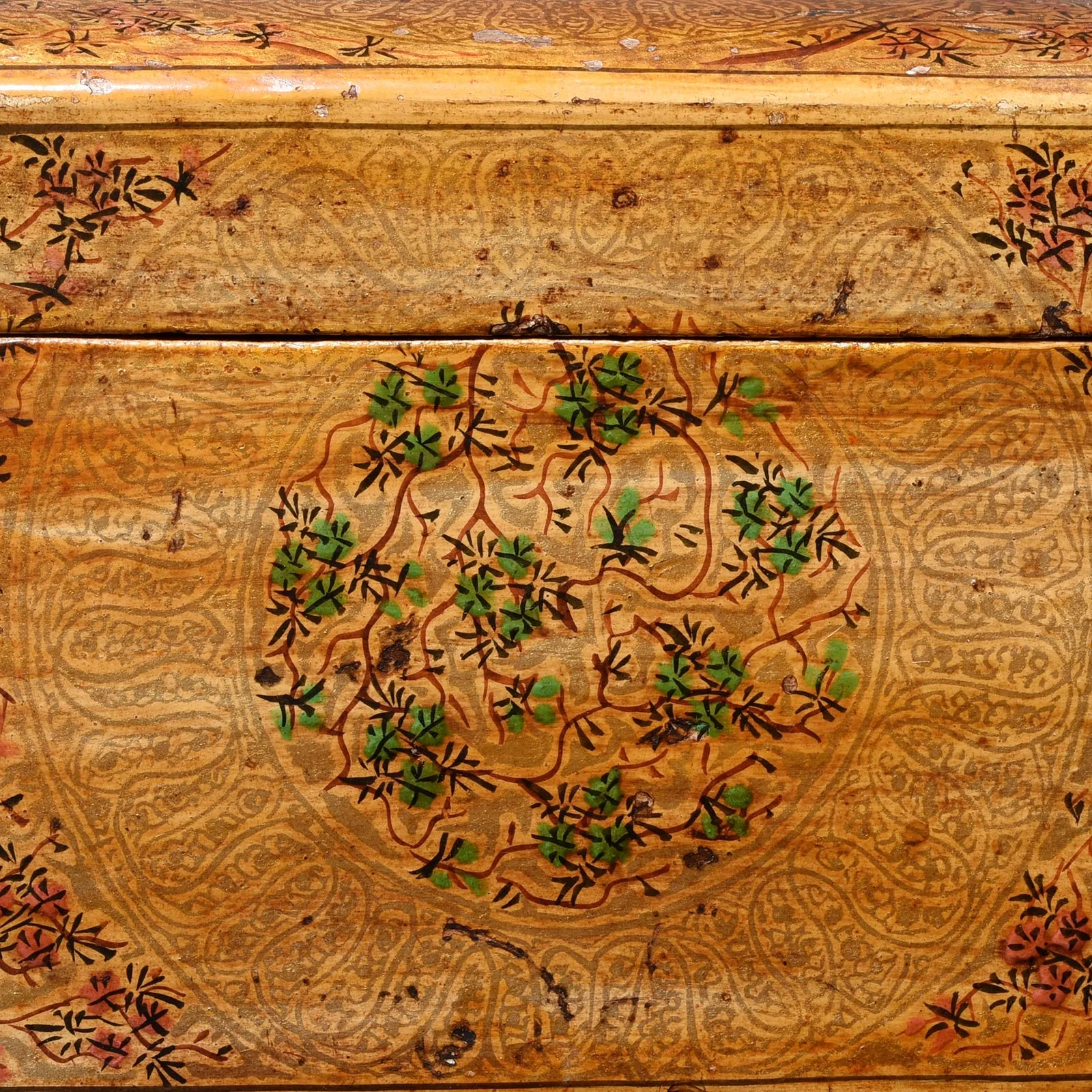 Vintage Painted Kashmiri Card Box - Ca 1935