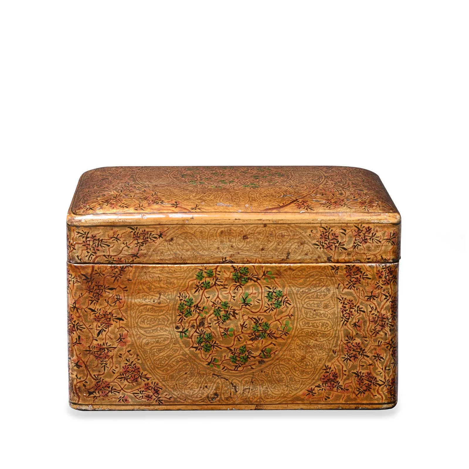 Vintage Painted Kashmiri Card Box - Ca 1935