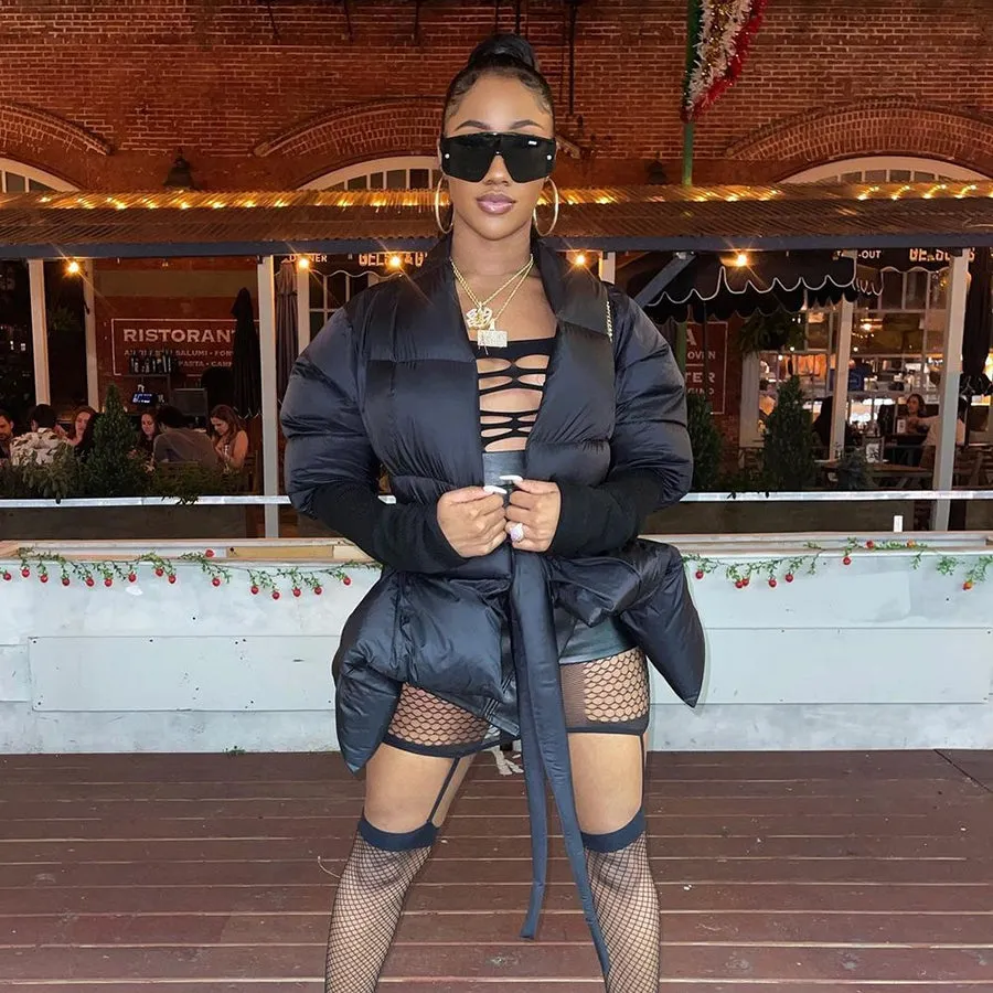 Winter Solid Puff Coats