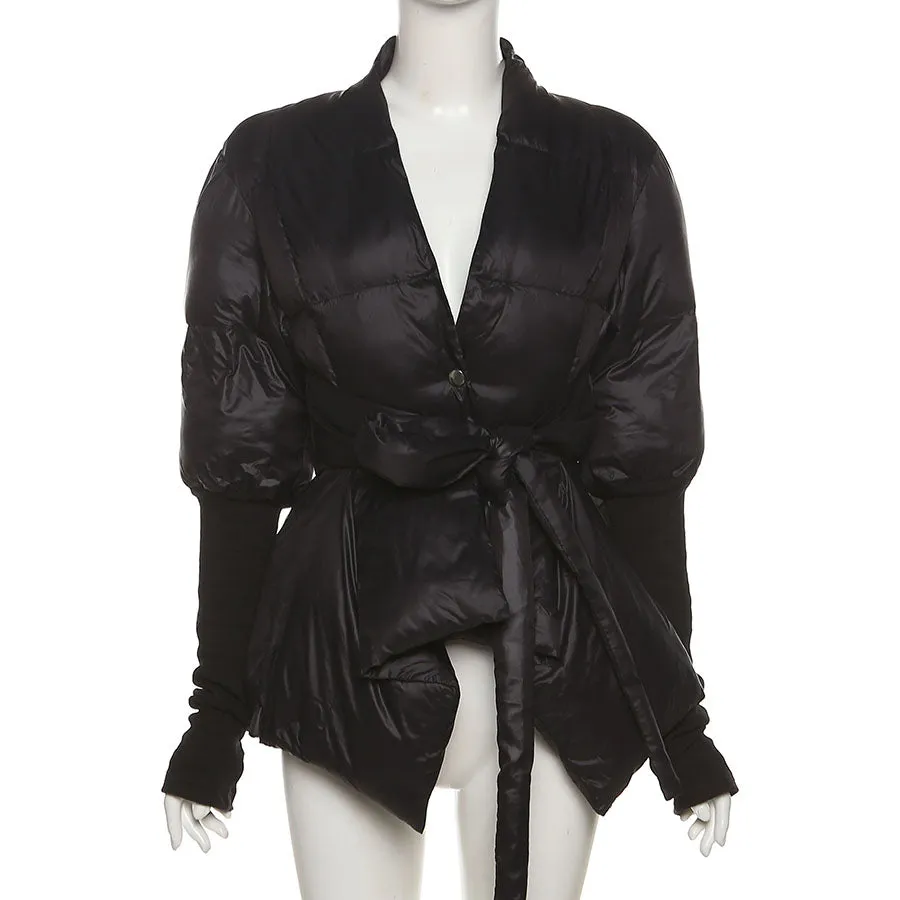 Winter Solid Puff Coats