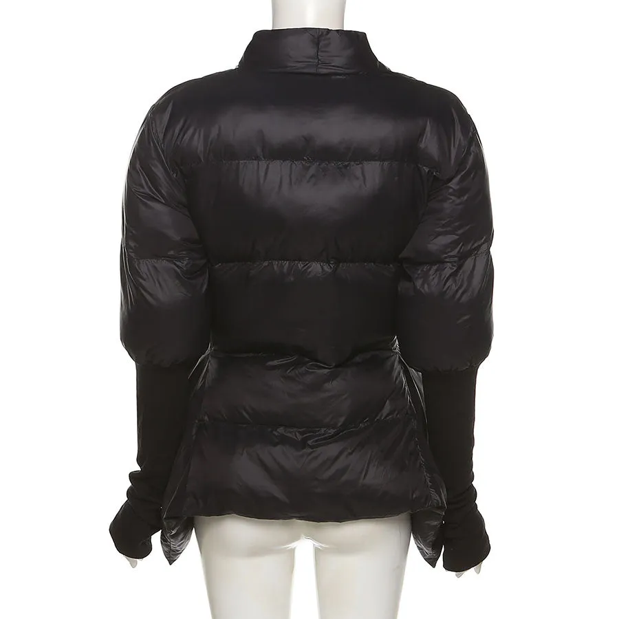 Winter Solid Puff Coats