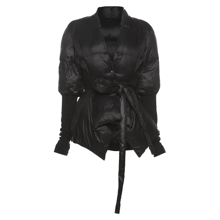 Winter Solid Puff Coats